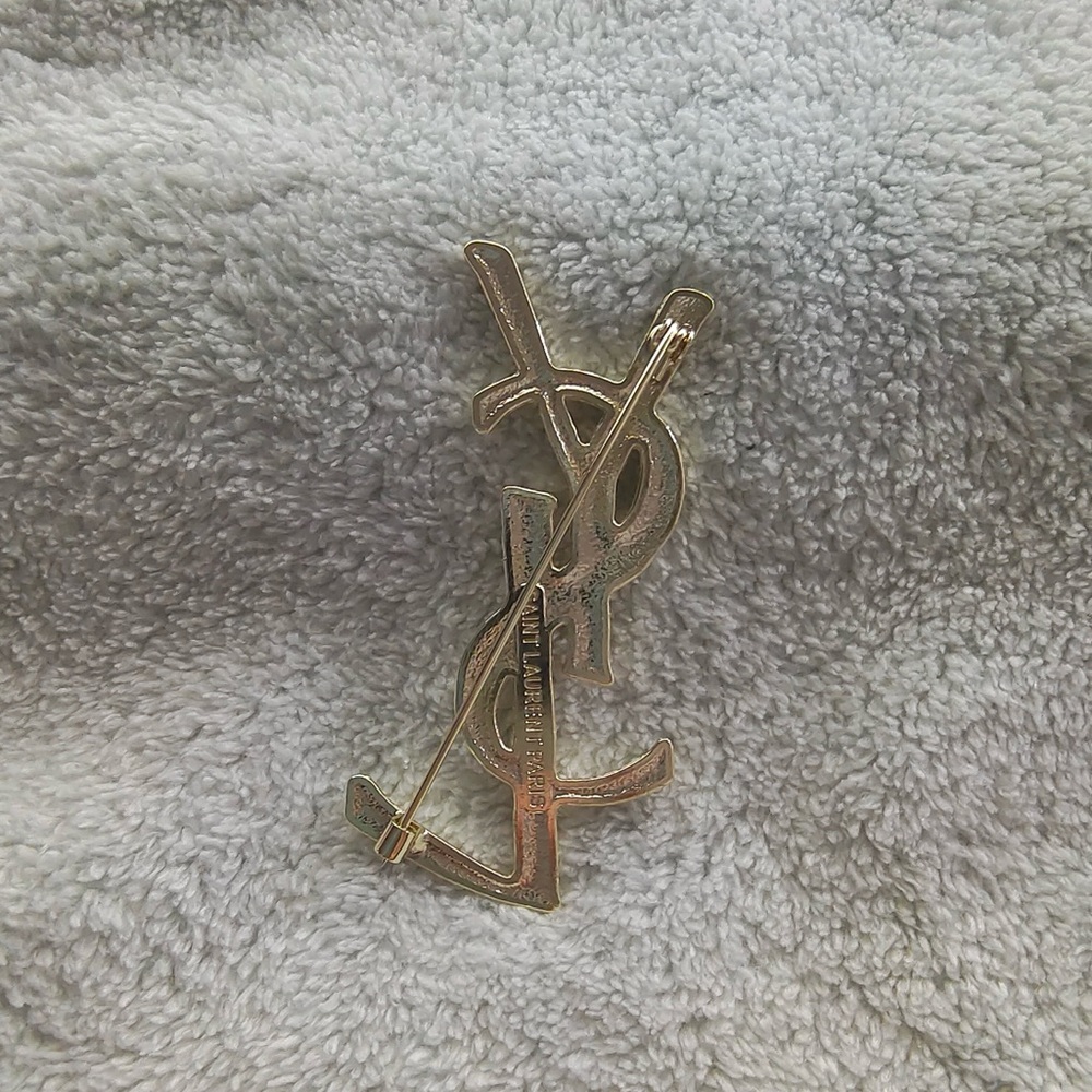 Saint Laurent Gold  Brooch - Picture 5 of 6